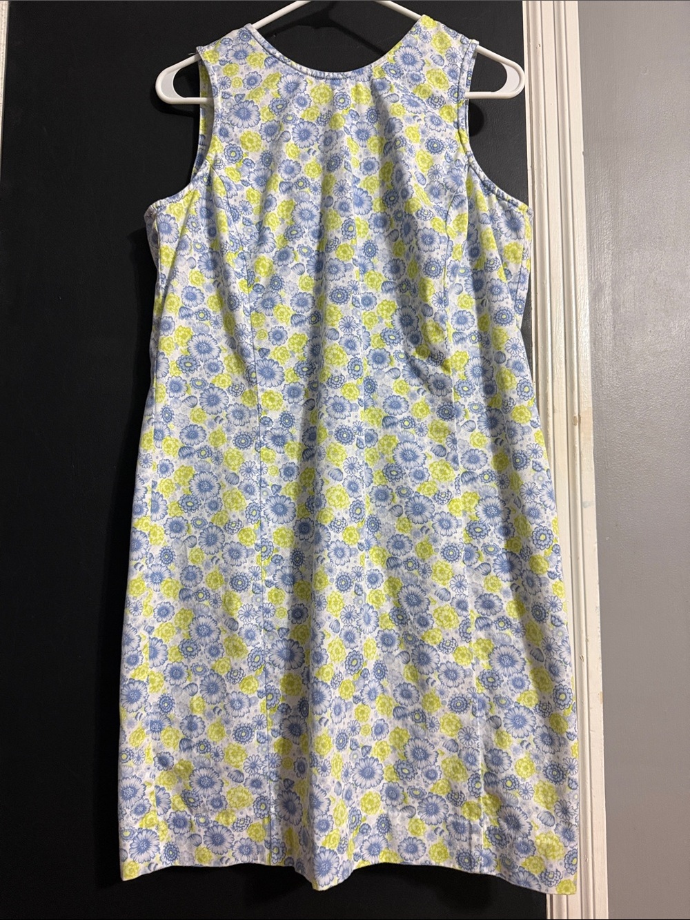 Liz Claiborne Lizsport Retro Y2K Floral Print Shift Dress Size: 12